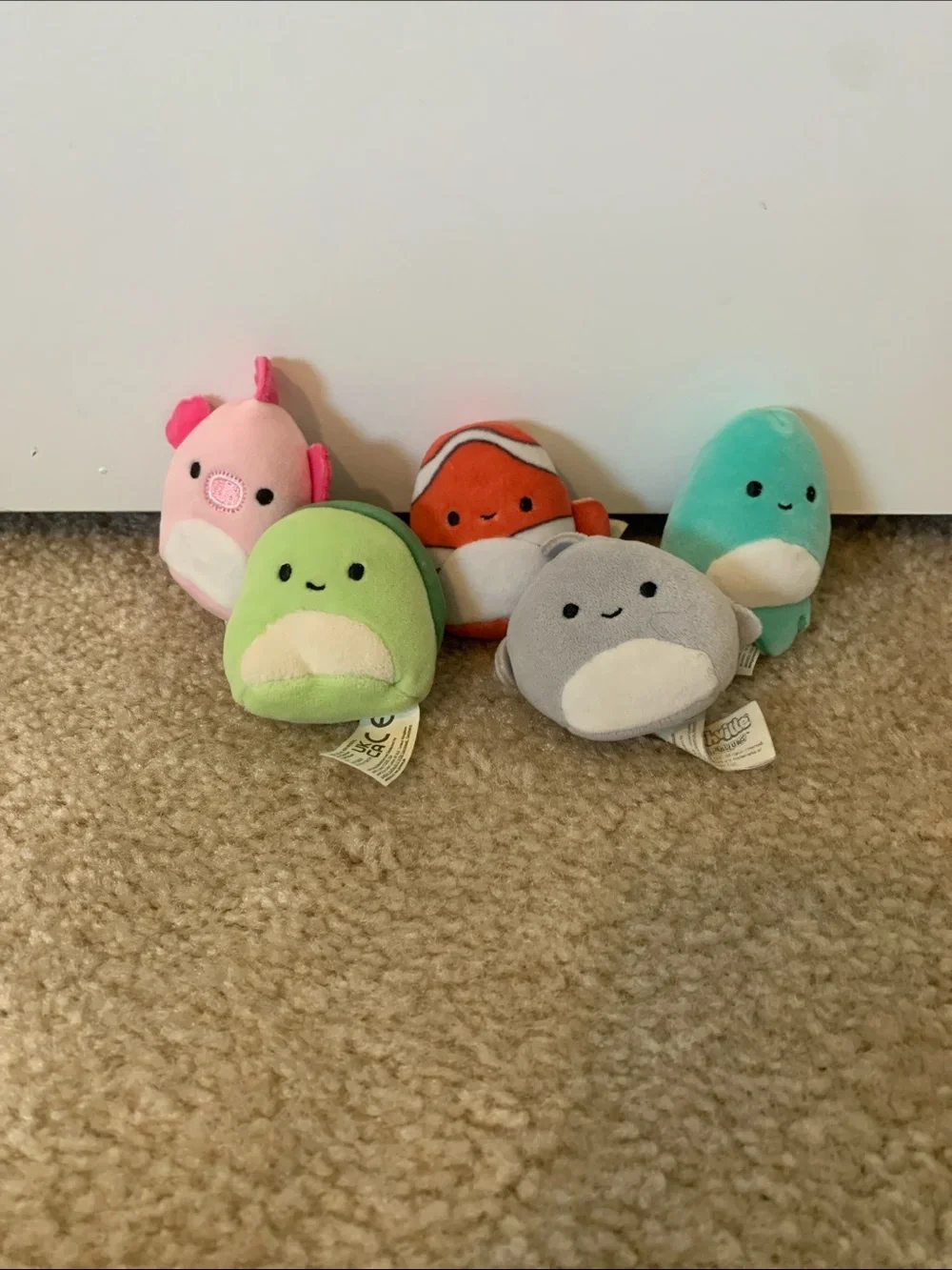 Mini Squishmallow Sea Pack Plush Toys [5 Items]